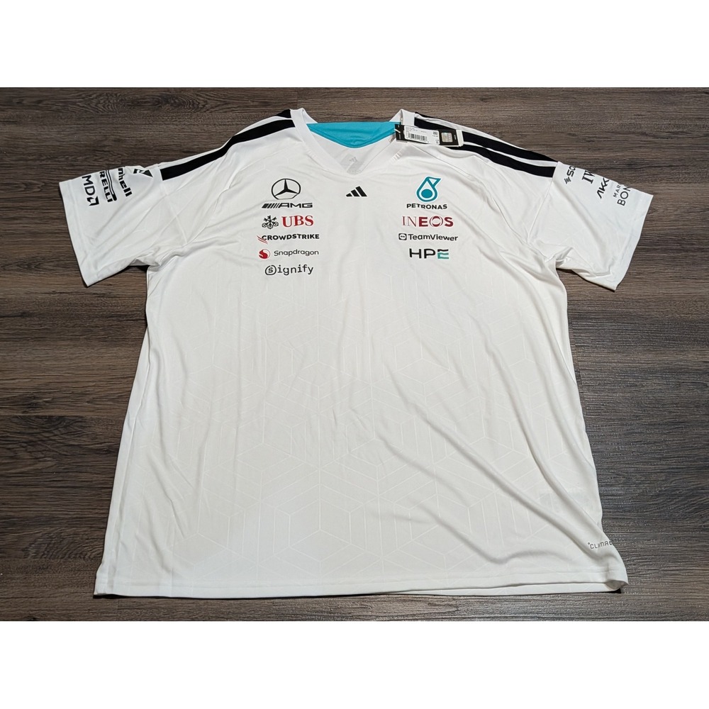 Adidas Mercedes AMG Petronas F1 2026 Driver Jersey Mens 2XL White NWT KF0160